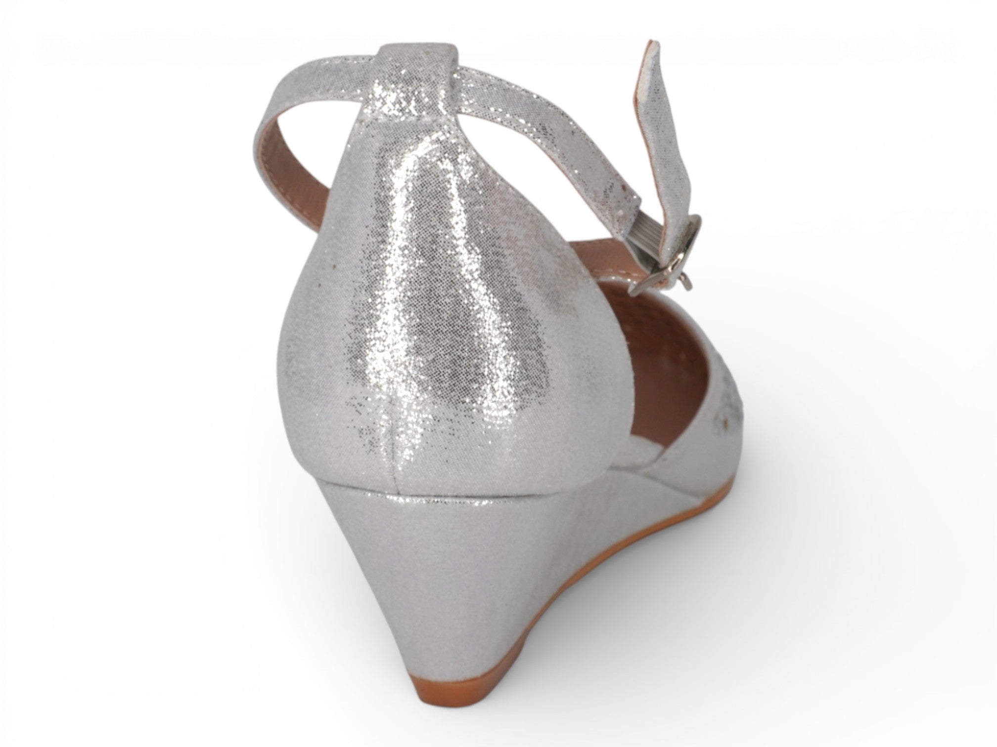 Women's Silver Gladys Wedge