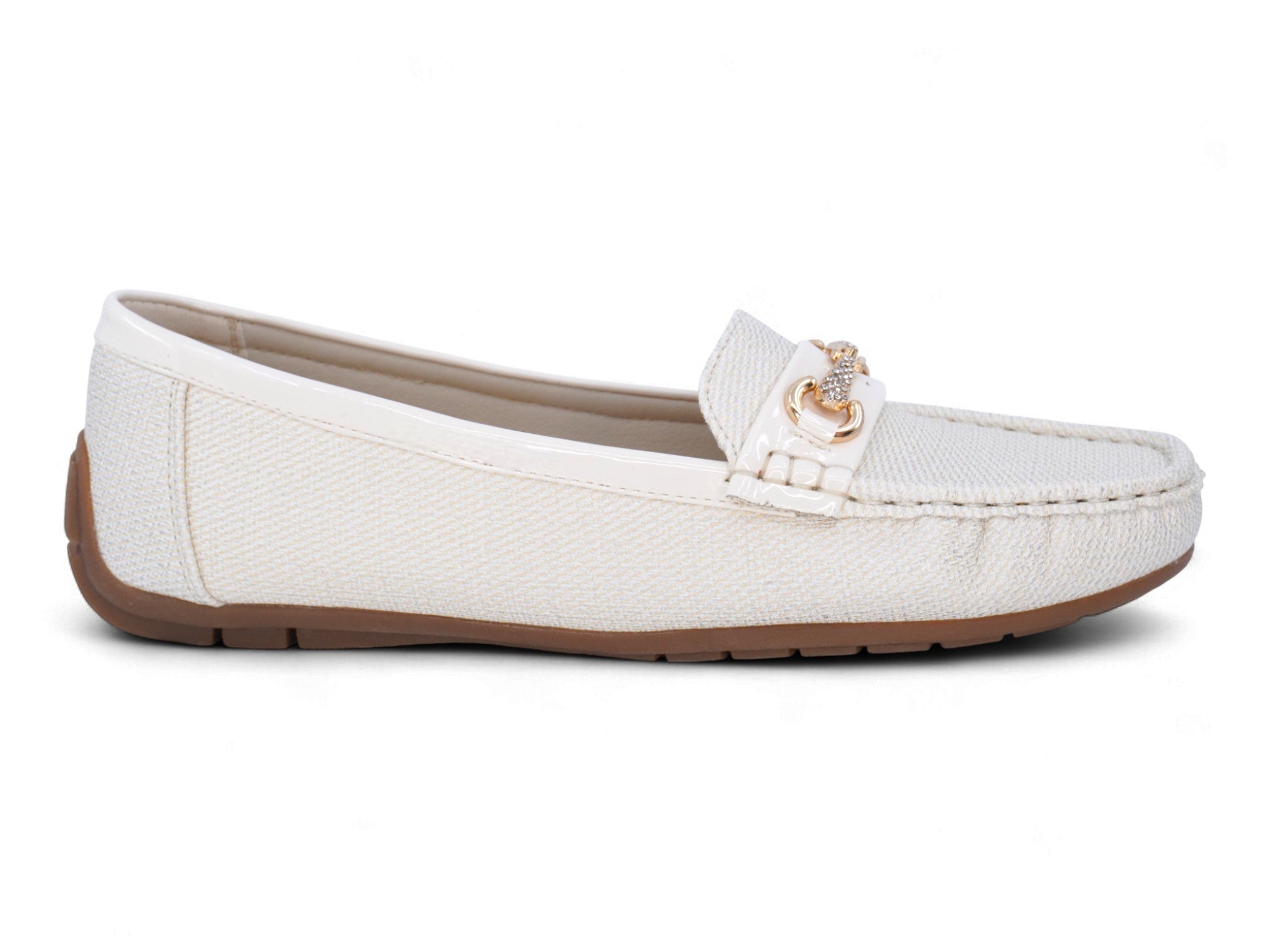 Women's Ivory Trixie Moccasin