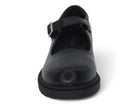 Women's Black Vegan Leather Platform Mary Jane
