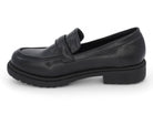 Women's Black Vegan Leather Loafer