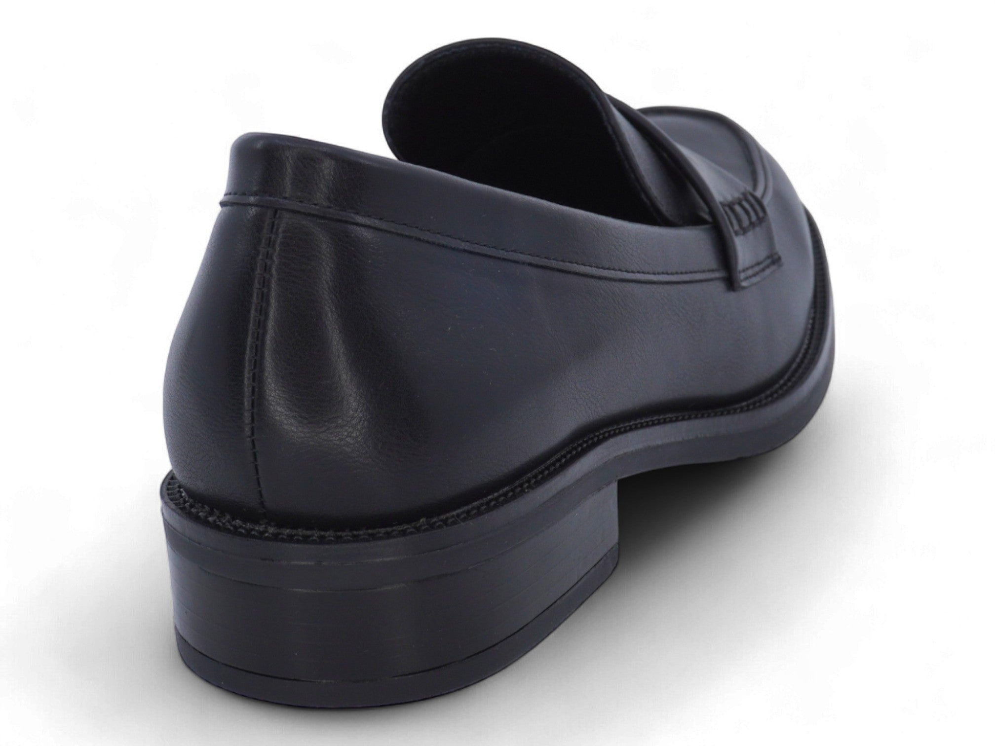 Women's Black Matte Vegan Leather Loafer