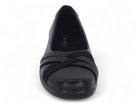 Women's Black Elastic School Shoe