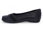 Women's Black Elastic School Shoe