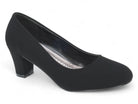Women's Black Rani Wide Width Heel