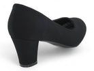 Women's Black Rani Wide Width Heel