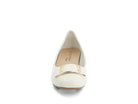 Women's Cream Tabitha Wide Width Dress Shoe