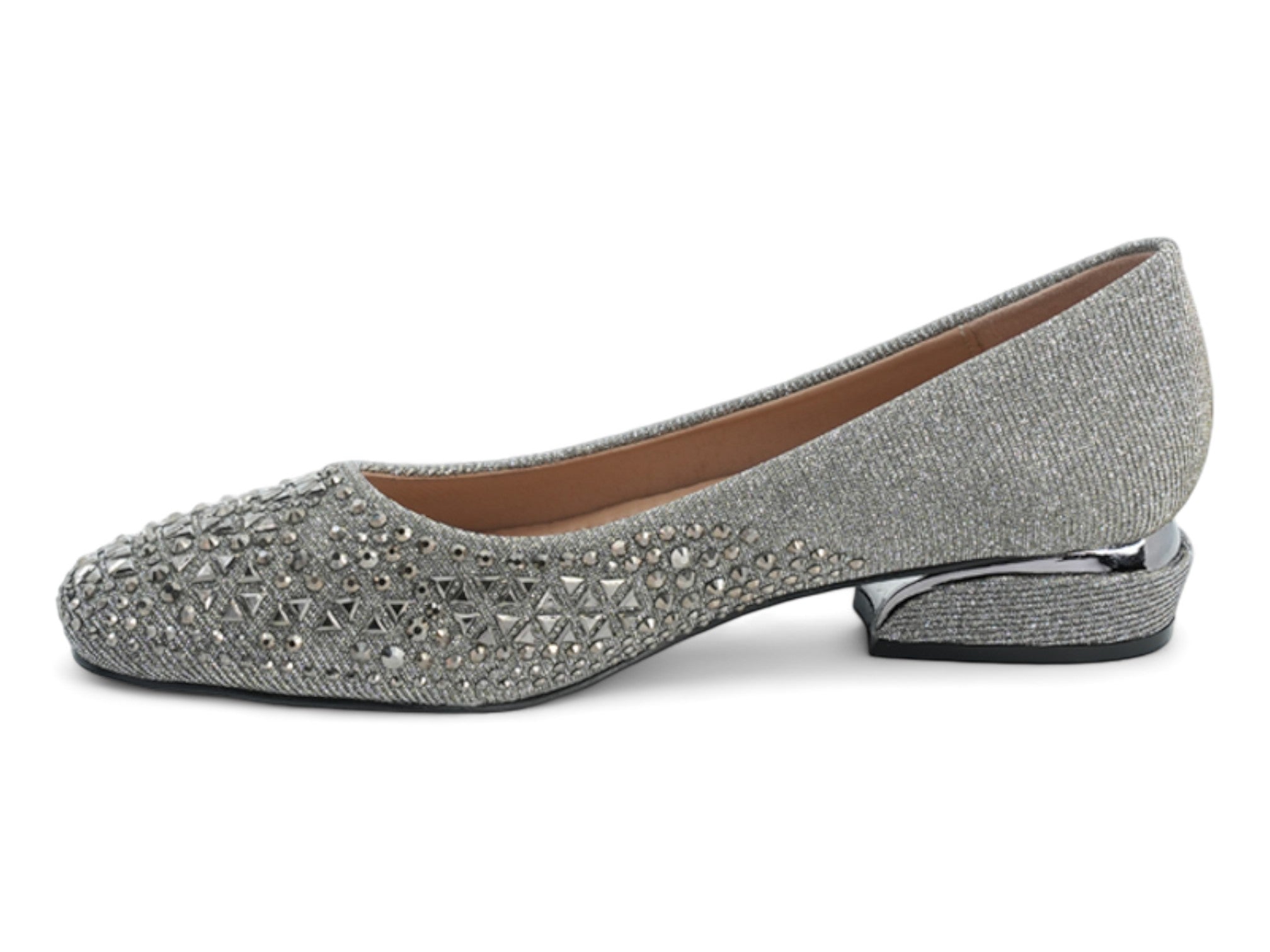 Women's Pewter Gemma Wide Width Dress Shoe
