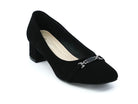 Women's Black Evita Wide Width Dress Shoe