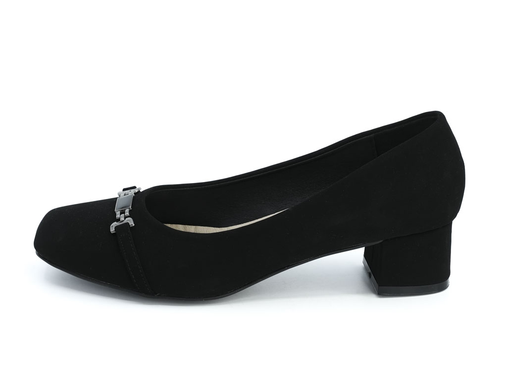 Women's Black Evita Wide Width Dress Shoe