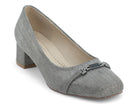 Women's Pewter Evita Wide Width Dress Shoe