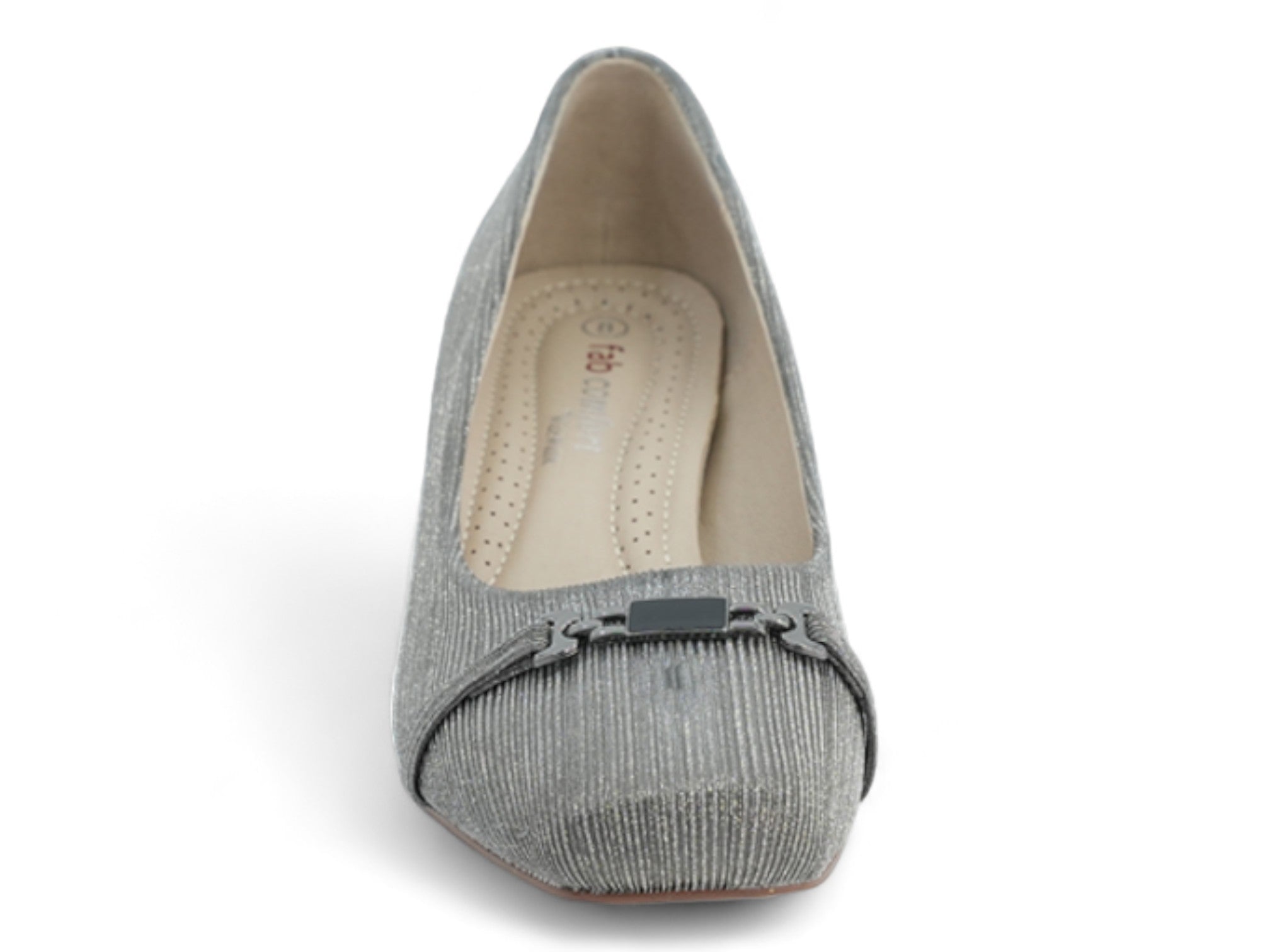 Women's Pewter Evita Wide Width Dress Shoe