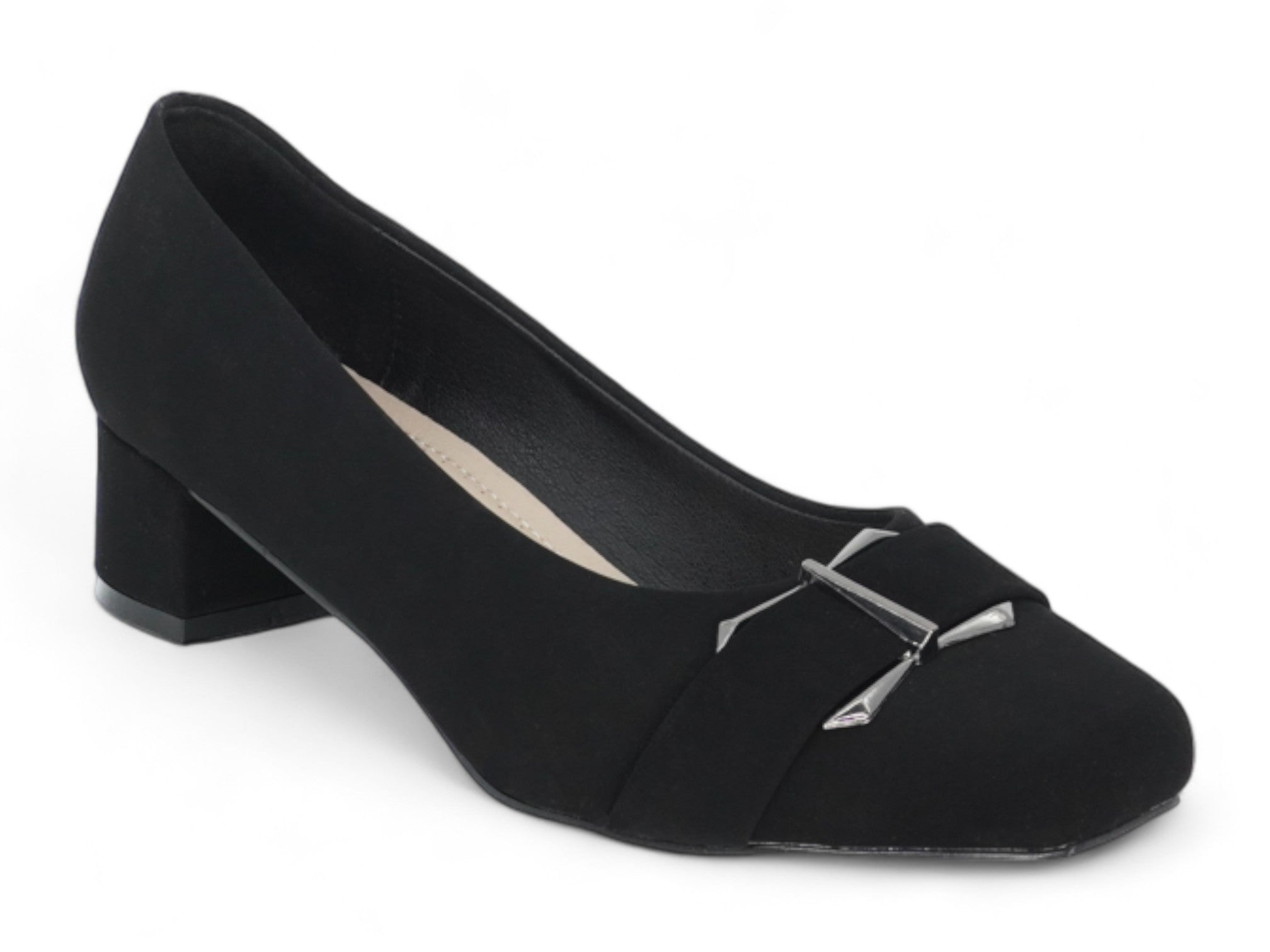 Women's Black Eileen Wide Width Heel
