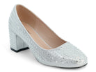 Women's Silver Tammy Wide Width Dress Shoe