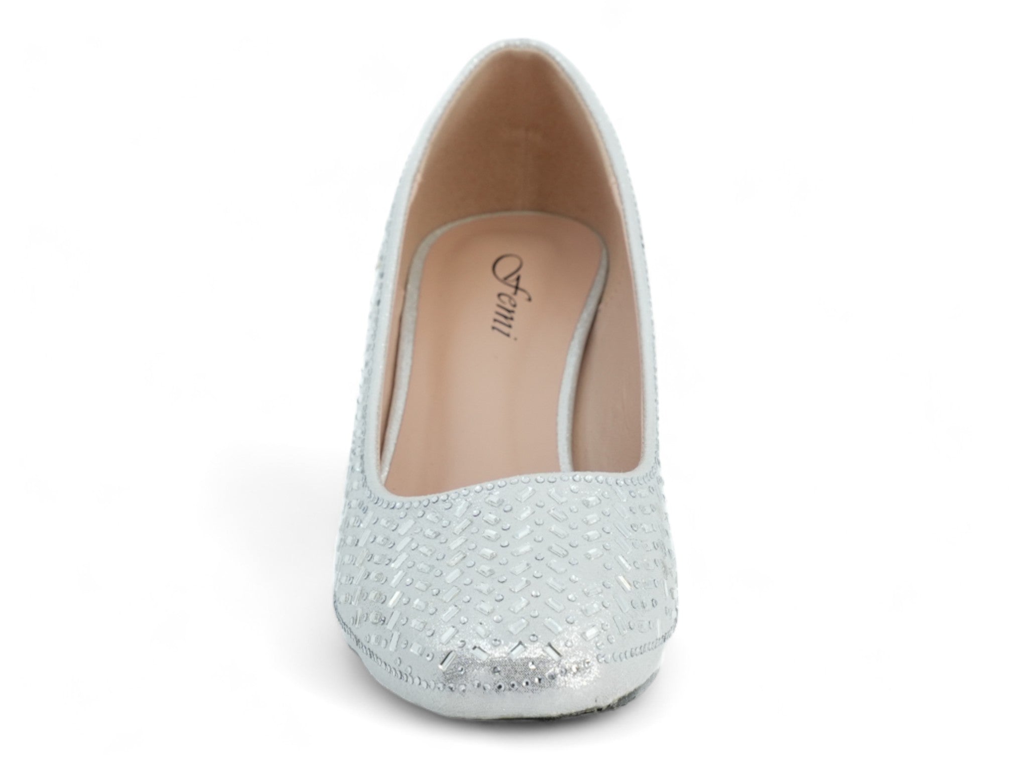 Women's Silver Tammy Wide Width Dress Shoe