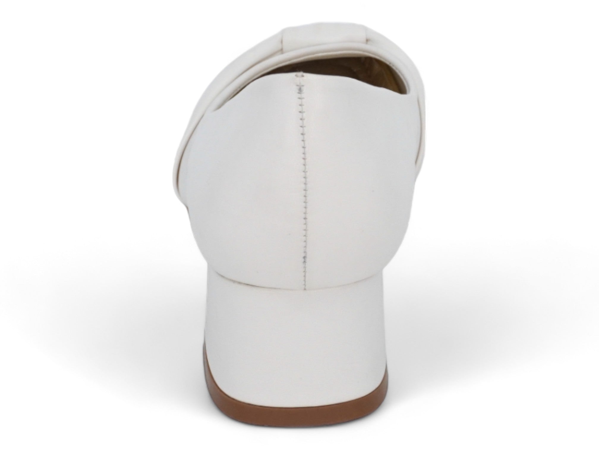 Women's White Rozane Wide Width Heel