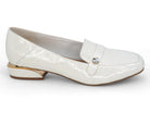 Women's White Alba Wide Width Dress Shoe