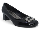Women's Black Dorinda Wide Width Heel