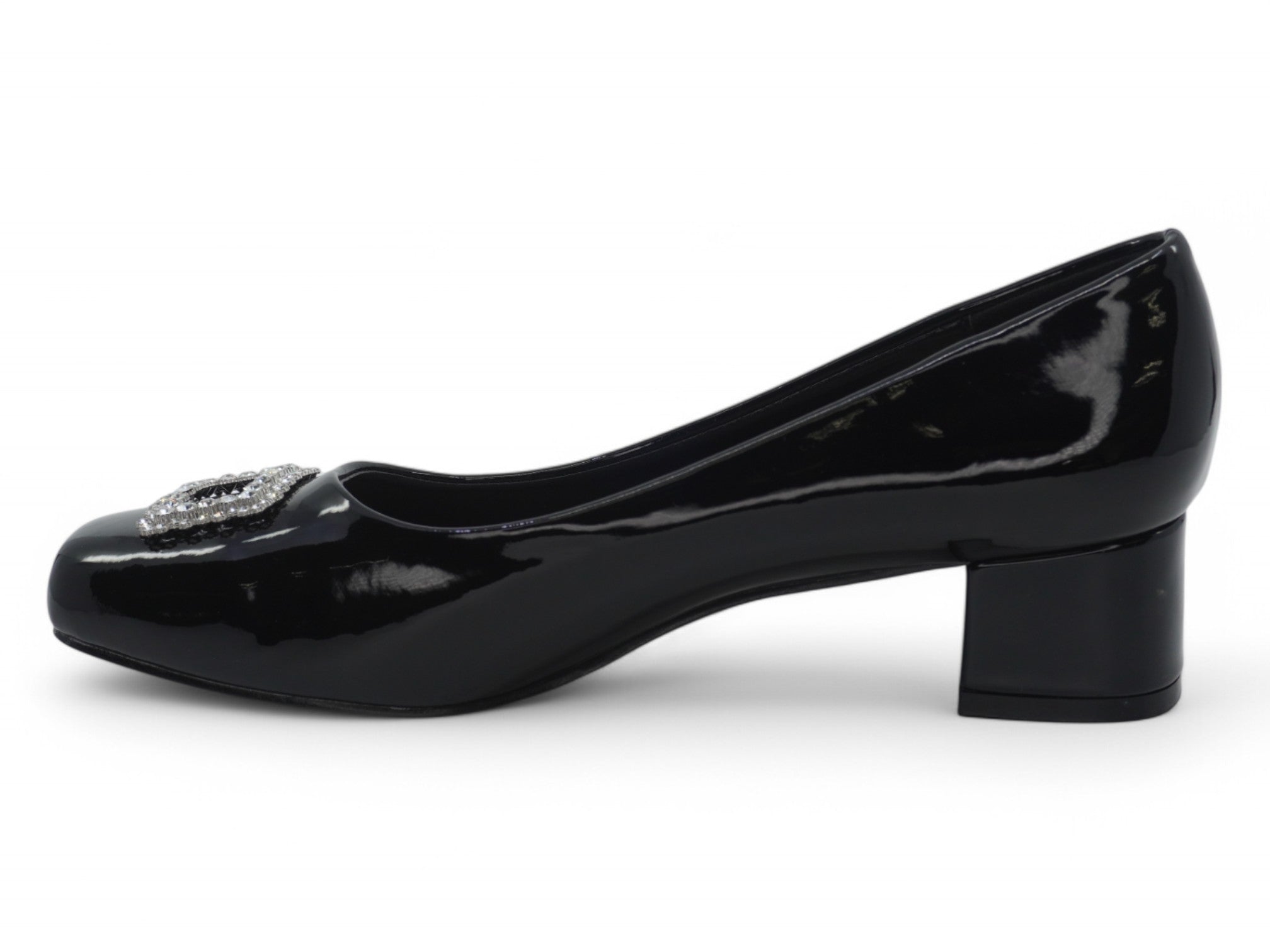 Women's Black Dorinda Wide Width Heel