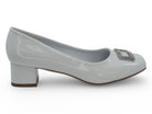 Women's White Dorinda Wide Width Heel