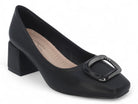 Women's Black Leslie Wide Width Pump