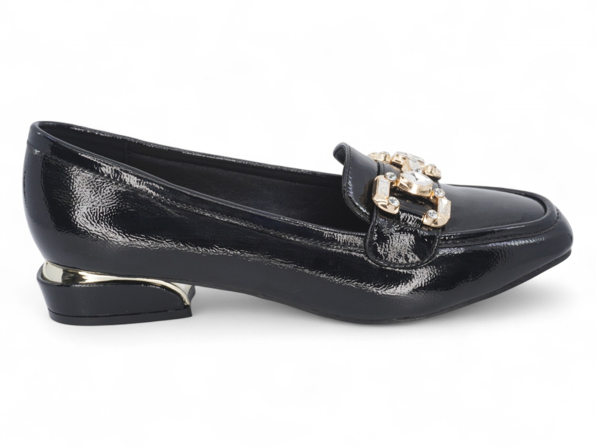 Women's Black Mercedes Wide Width Dress Shoe