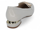 Women's Cream Mercedes Wide Width Dress Shoe