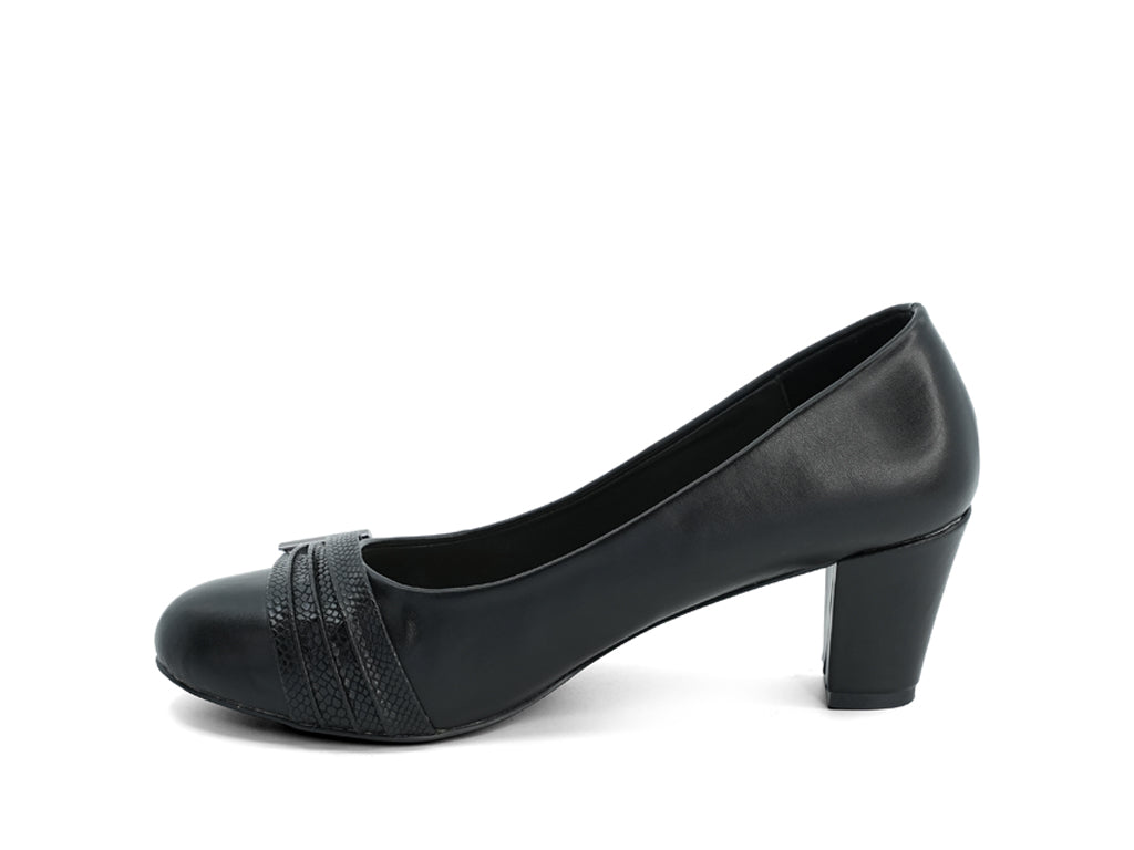 Women's Black Luz Wide Width Dress Shoe