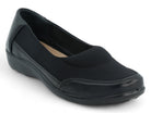 Women's Black Claudia Wide Width Slip On