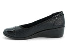 Women's Black Elora Wide Width Comfort Wedge