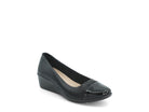 Women's Black Magnolia Wide Width Wedge
