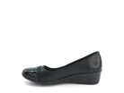 Women's Black Magnolia Wide Width Wedge