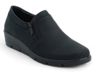 Women's Black Frannie Wide Width Slip On