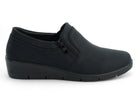 Women's Black Frannie Wide Width Slip On