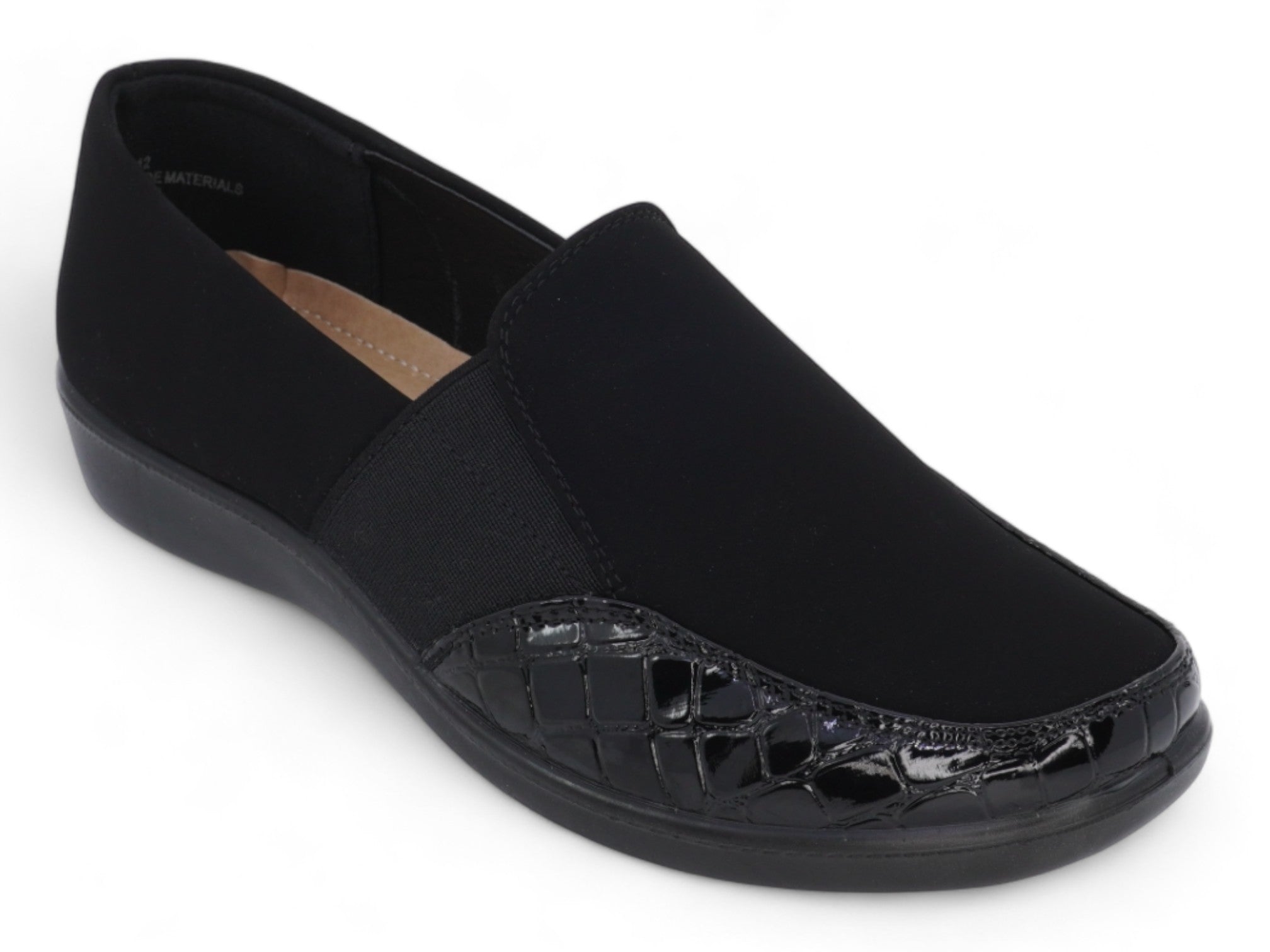 Women's Black Harper Wide Width Slip On