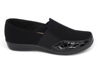 Women's Black Harper Wide Width Slip On