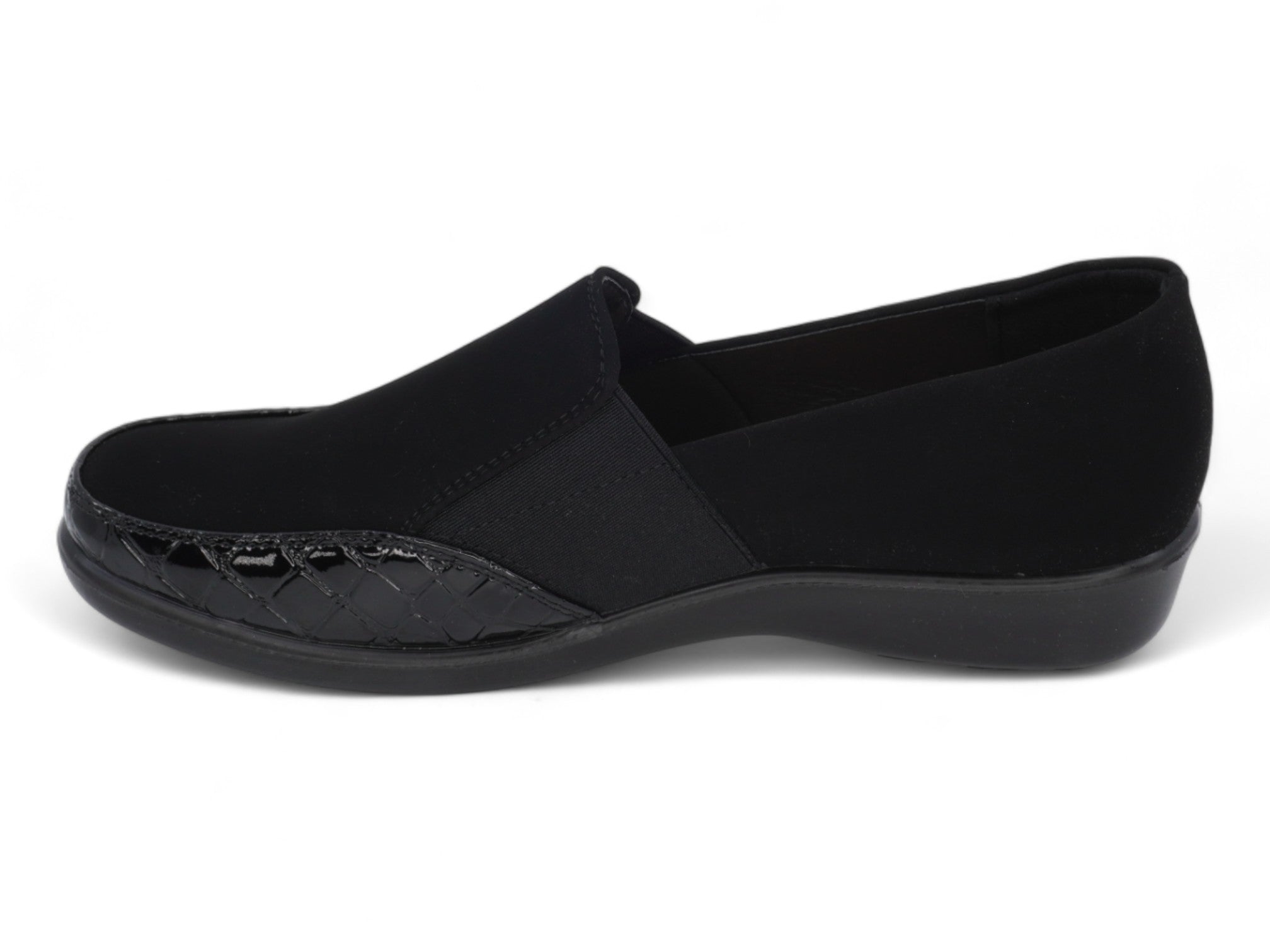 Women's Black Harper Wide Width Slip On