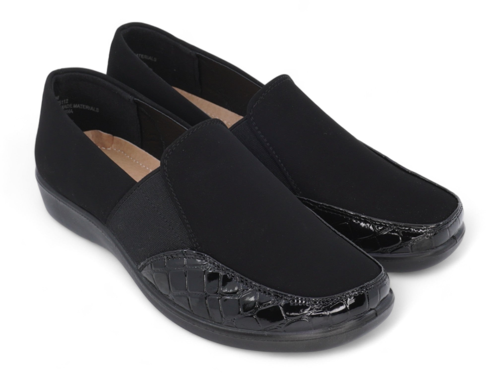 Women's Black Harper Wide Width Slip On