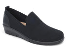 Women's Black Milan Wide Width Slip On