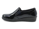 Women's Black Patent Wide Width Comfort Shoe