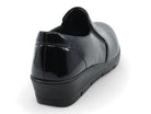 Women's Black Patent Wide Width Comfort Shoe
