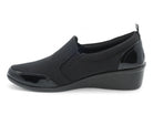 Women's Black Nylon Comfort Shoe