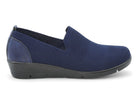 Women's Navy Milan Wide Width Step-In