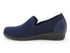 Women's Navy Milan Wide Width Step-In