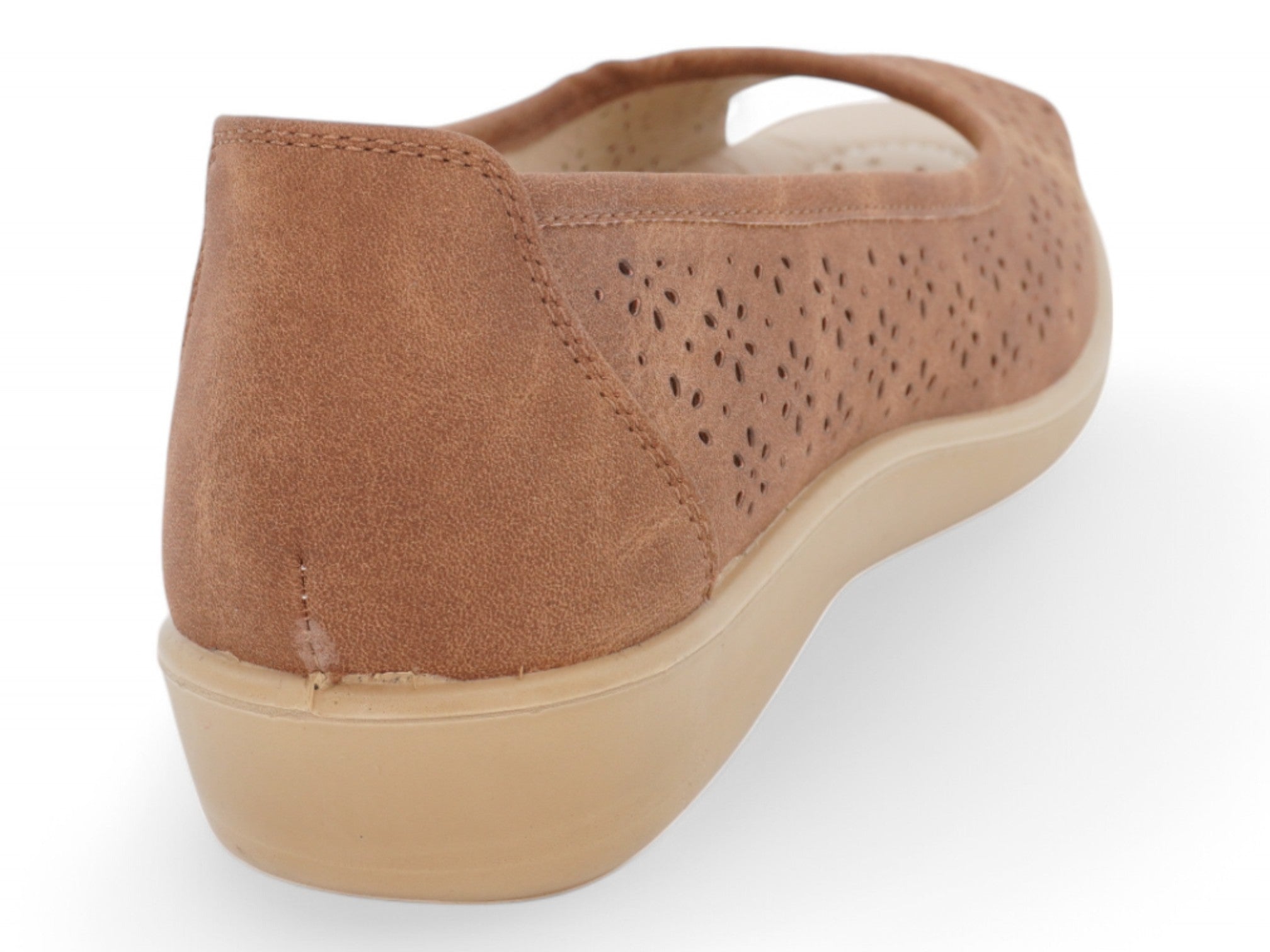 Women's Tan Quin Wide Width Comfort Shoe