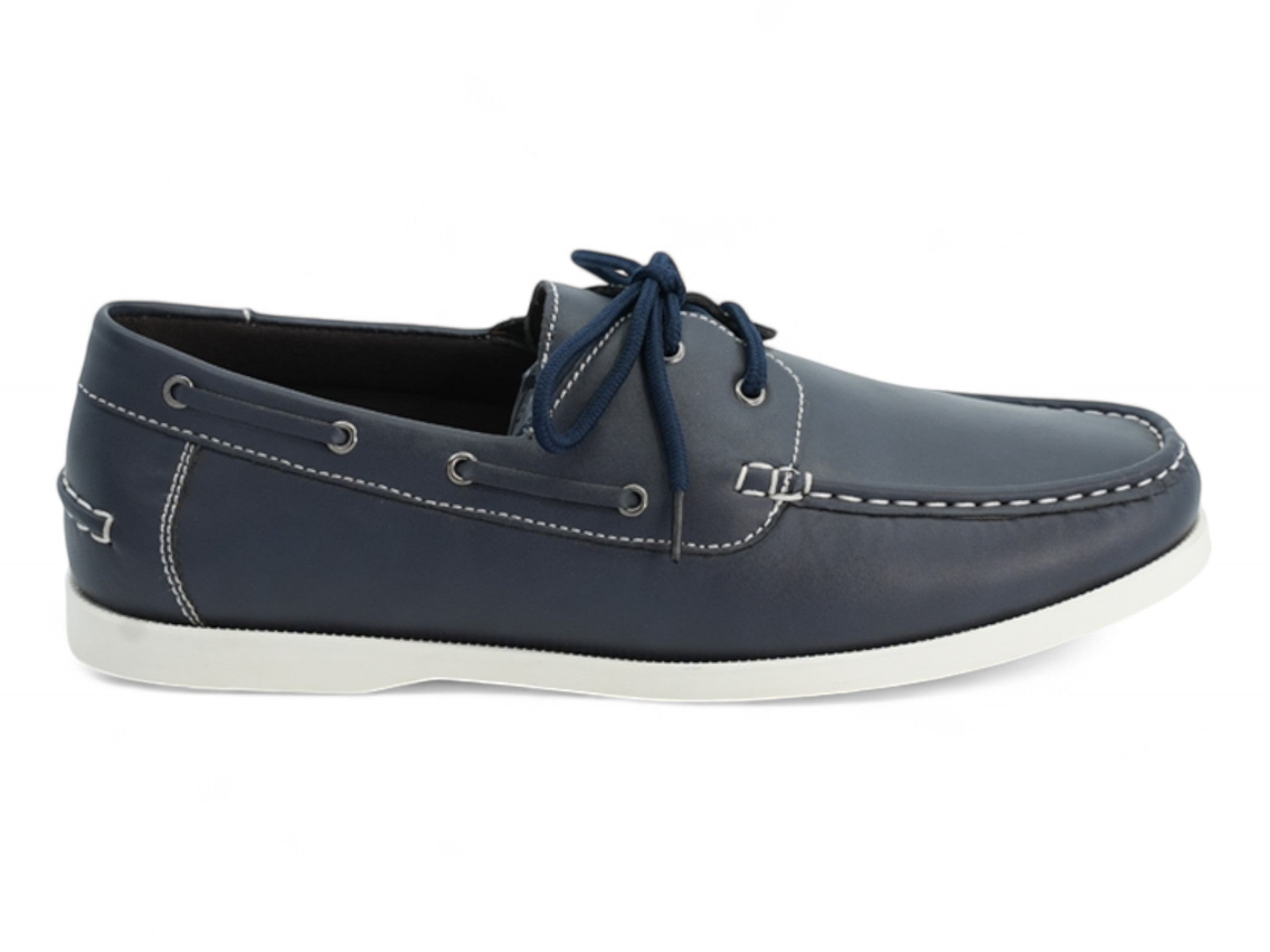 Men's Navy Boat Shoe Two Eyelet