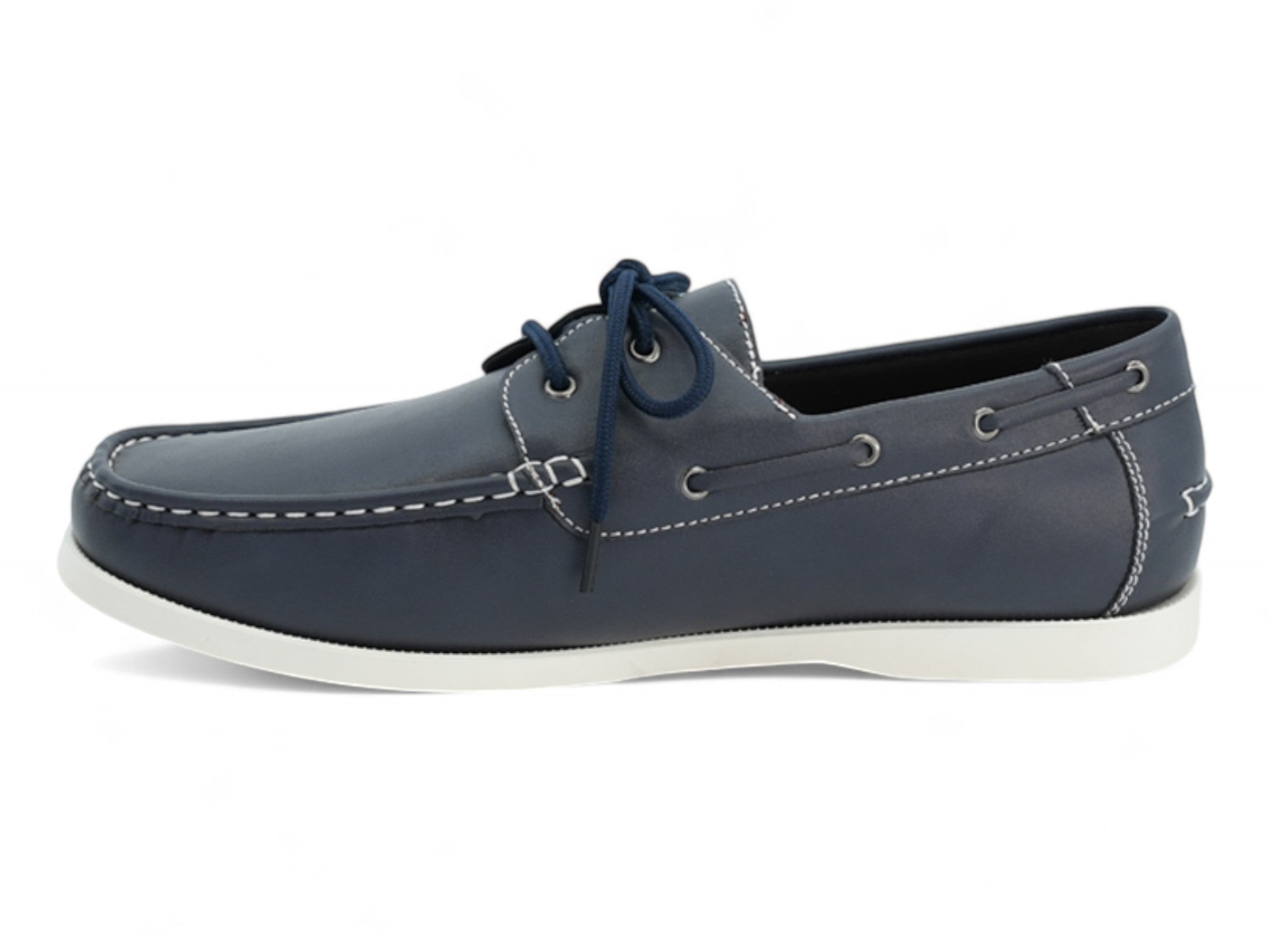 Men's Navy Boat Shoe Two Eyelet