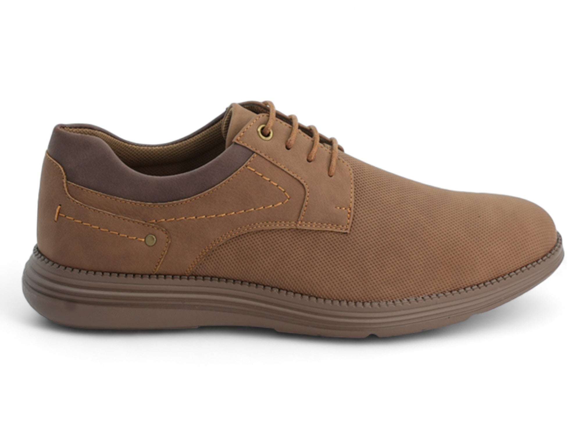 Men's Brown Casual Oxford