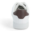 Men's White & Brown Stripe Sneaker