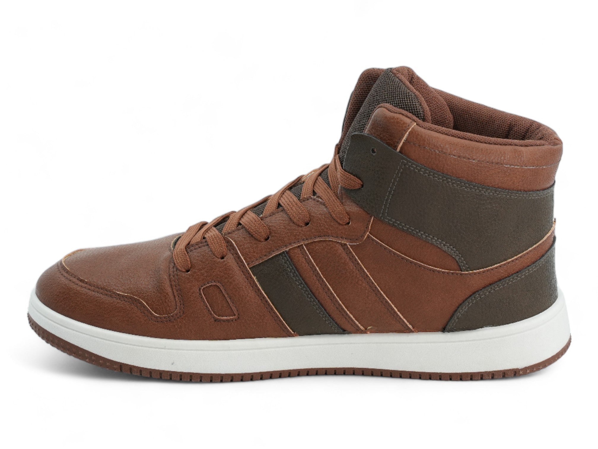 Men's Tonal Tan High Top Sneaker