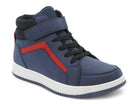 Men's Black & Navy & Red Mid Top